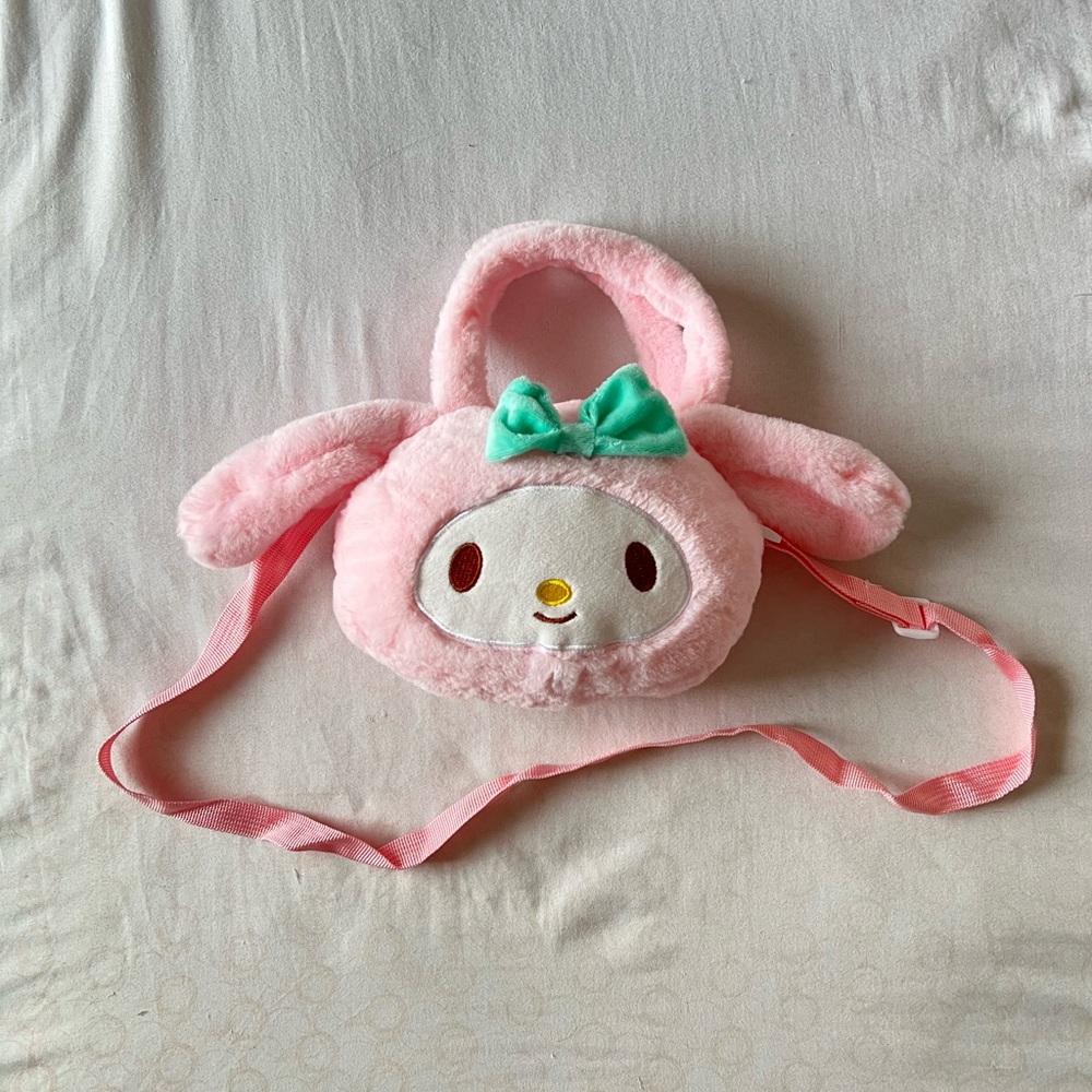 My Melody Crossbody Plush Bag